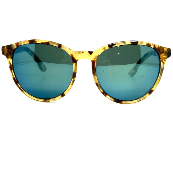 Diesel DL0123 53Q Yellow Havana Oval Green Non-Polarized 54mm Sunglasses H1061 - Picture 1 of 8
